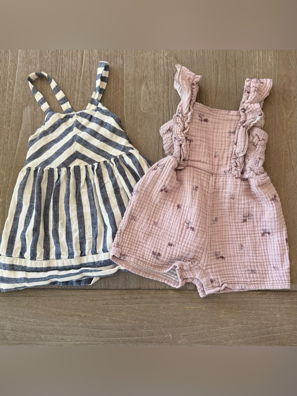 Baby Girl Clothing Bundle Dress and Romper Size 18M